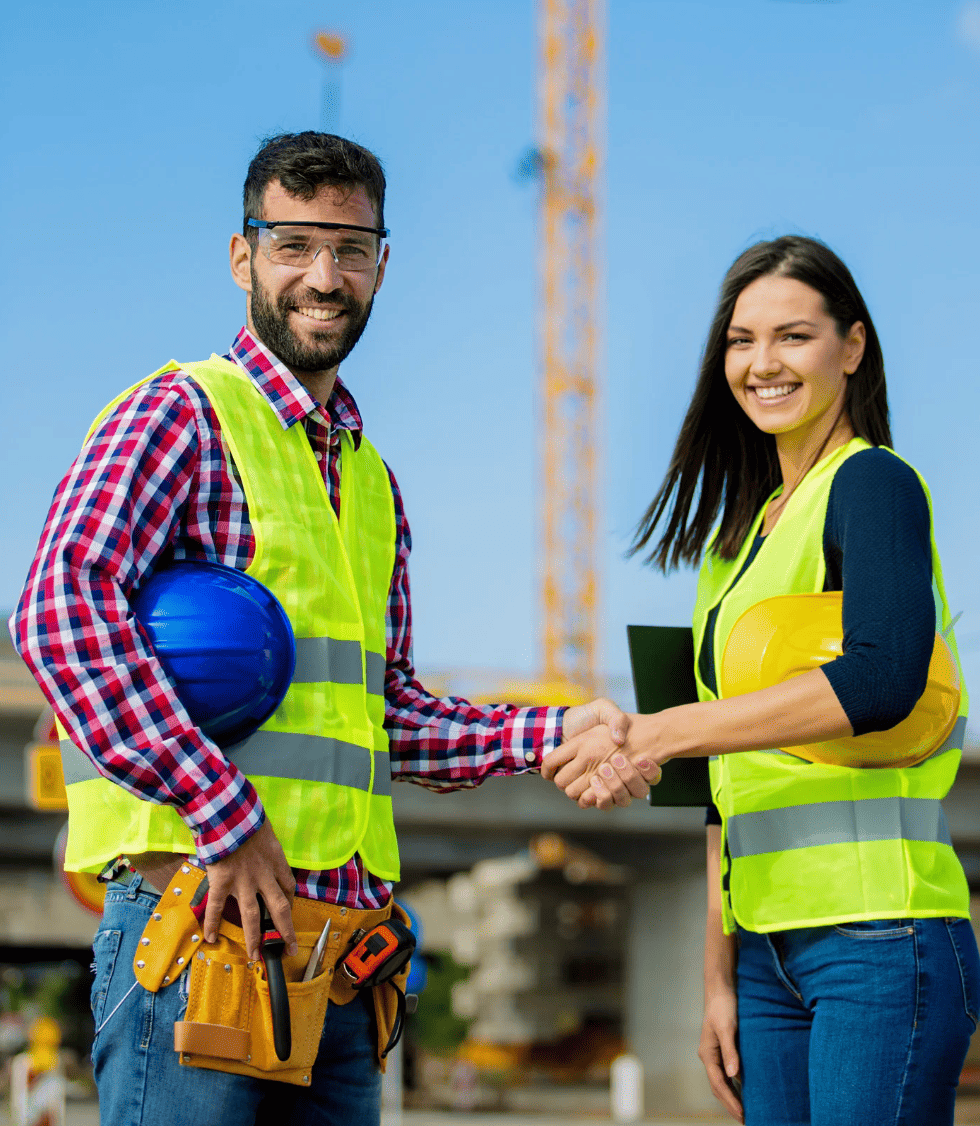two engineers male and female