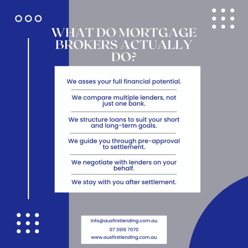 what we do as mortgage broker
