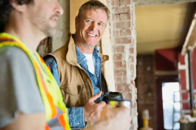 Tradie reviewing business cashflow and job costs