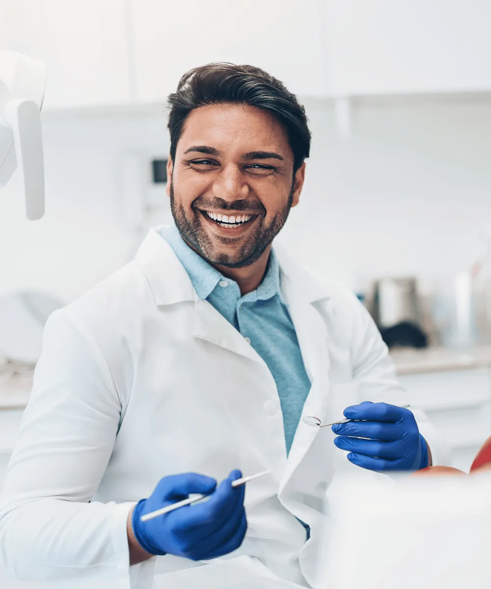 Dentist exploring home loans for dental professionals